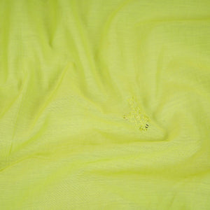 Light Green Embroidery Chanderi Dupatta DC-30345 - TradeUNO