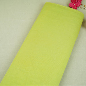 Light Green Solid Mul Chanderi Fabric DC-30347 - TradeUNO