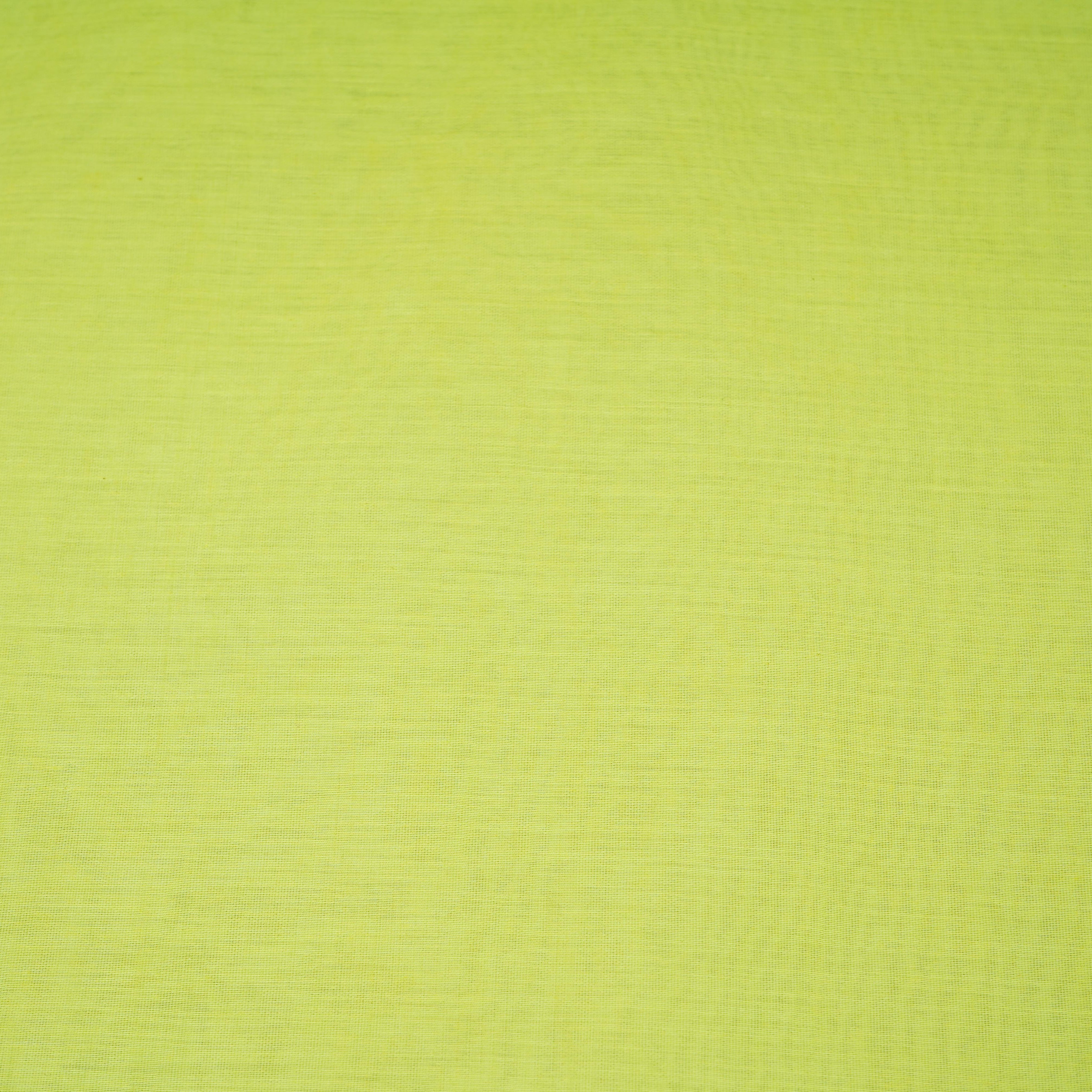 Light Green Solid Mul Chanderi Fabric DC-30347 - TradeUNO