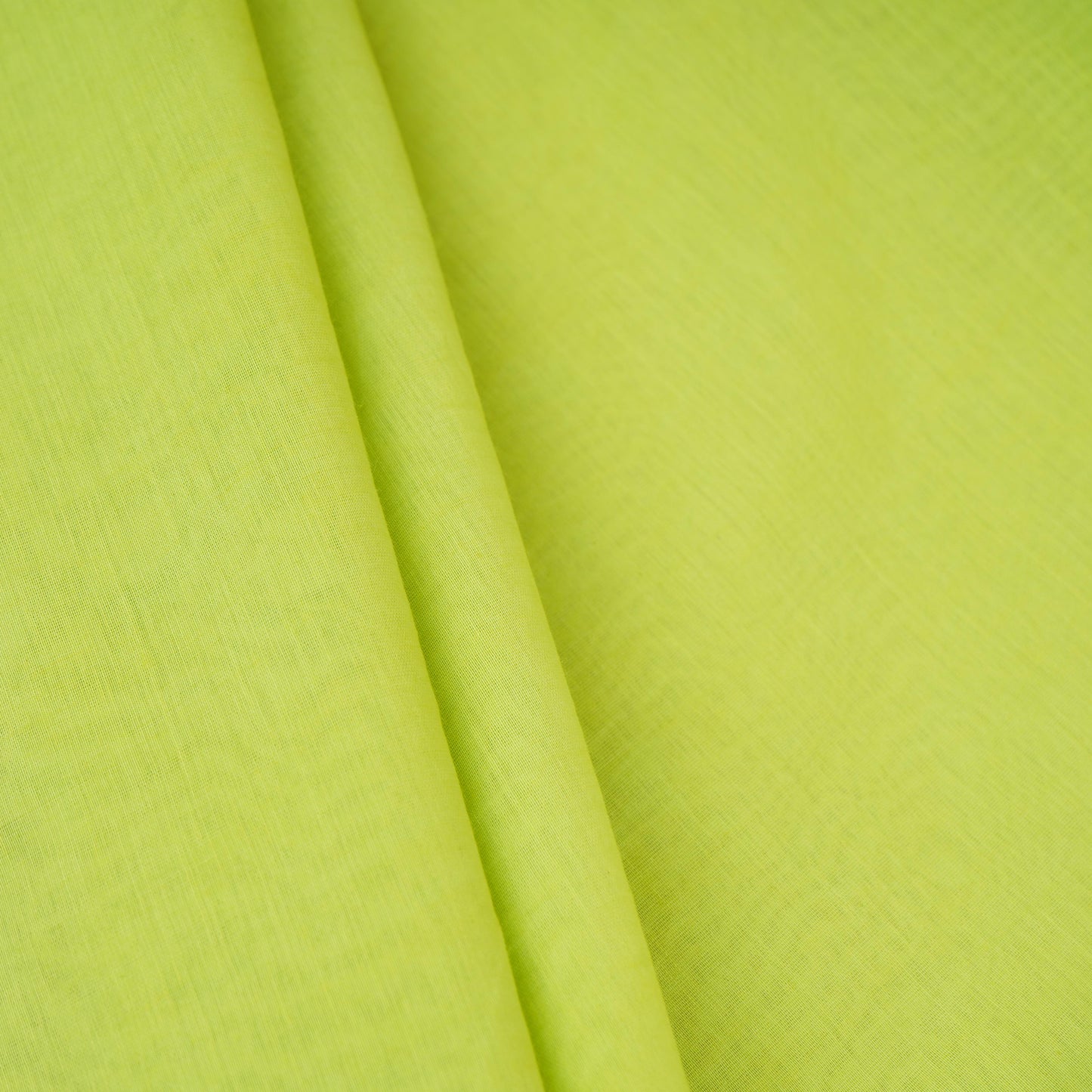 Light Green Solid Mul Chanderi Fabric DC-30347