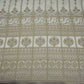 White Dyeable Heavy Zari Sequins Embroidery Georgette Fabric DR-32386