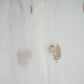White Dyeable Cutdana Floral Zari Embroidery Georgette Fabric GTS-32032