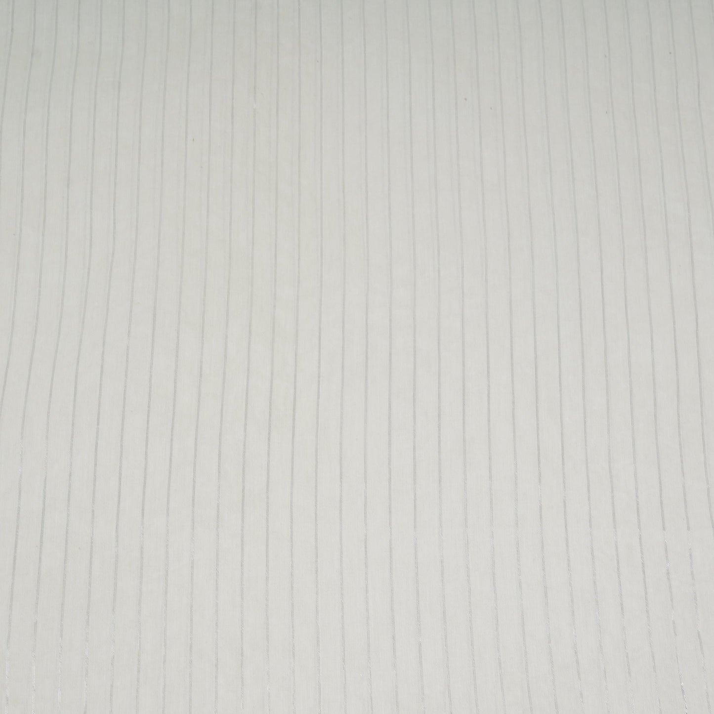 Off White with Silver Stripes Dyeable Tissue Fabric ACV-32244