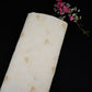 Off White Stripes with floral thread embroidery Mul Chanderi Fabric ACF-32084