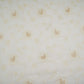 Off White Stripes with floral thread embroidery Mul Chanderi Fabric ACF-32084