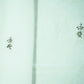 White Cutdana Embroidery Georgette Dyeable Fabric