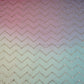 Green with Sky Blue 4D Chevron embroidery Mul Chanderi Fabric VF-32052
