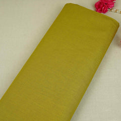 Mehndi Green Solid Pure Linen 60 Lea Fabric UT-30489
