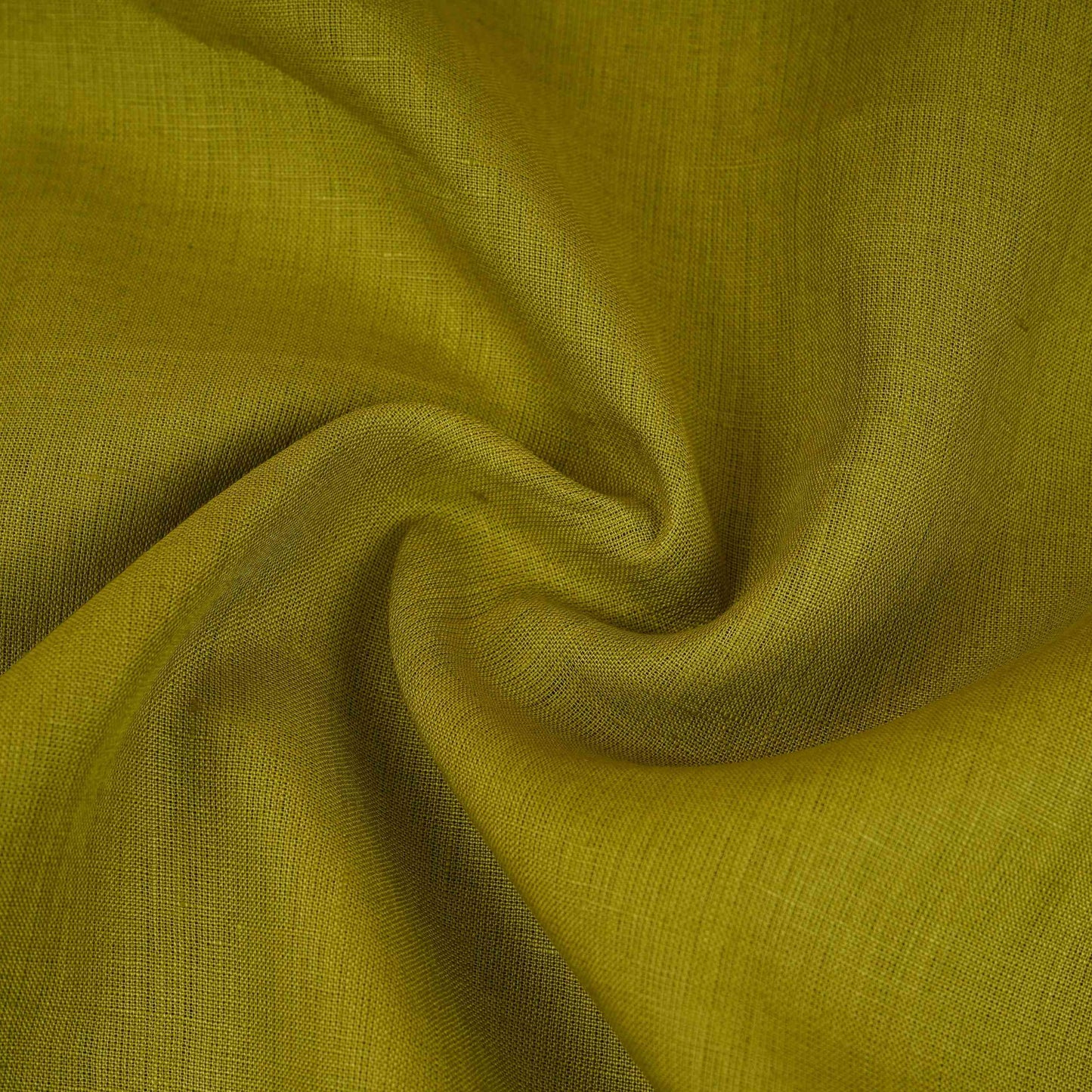 Mehndi Green Solid Pure Linen 60 Lea Fabric UT-30489