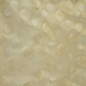 Golden & Silver Polka Dot Kanjivaram Silk Fabric MTI-32456 - TradeUNO