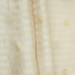 White & Silver Zari Buti Stripes Kanjivaram Silk Fabric MTI-32455
