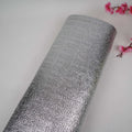 Silver Foil Pleated Fabric LI-33395