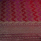 Purple 4D Bandhani Cutdana Embroidery 60x60 Georgette Fabric TF-32431
