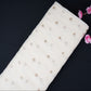 Off White Buti Dyeable Shimmer Georgette Fabric STF-30653