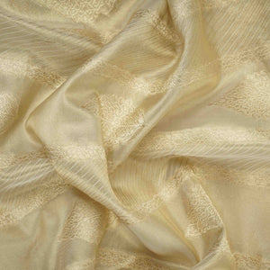 Golden Floral Buta Kanjivaram Silk Fabric MTI-32457 - TradeUNO