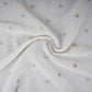 Off White Buti Dyeable Shimmer Georgette Fabric STF-30653