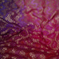 Purple 4D Bandhani Cutdana Embroidery 60x60 Georgette Fabric TF-32431