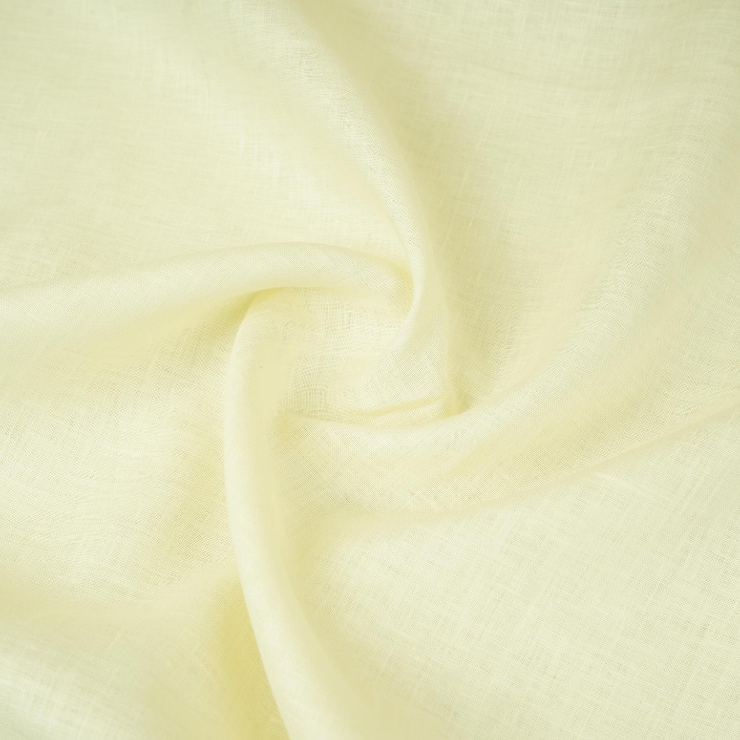 Light Yellow Solid Pure Linen 60 Lea Fabric UT-30493