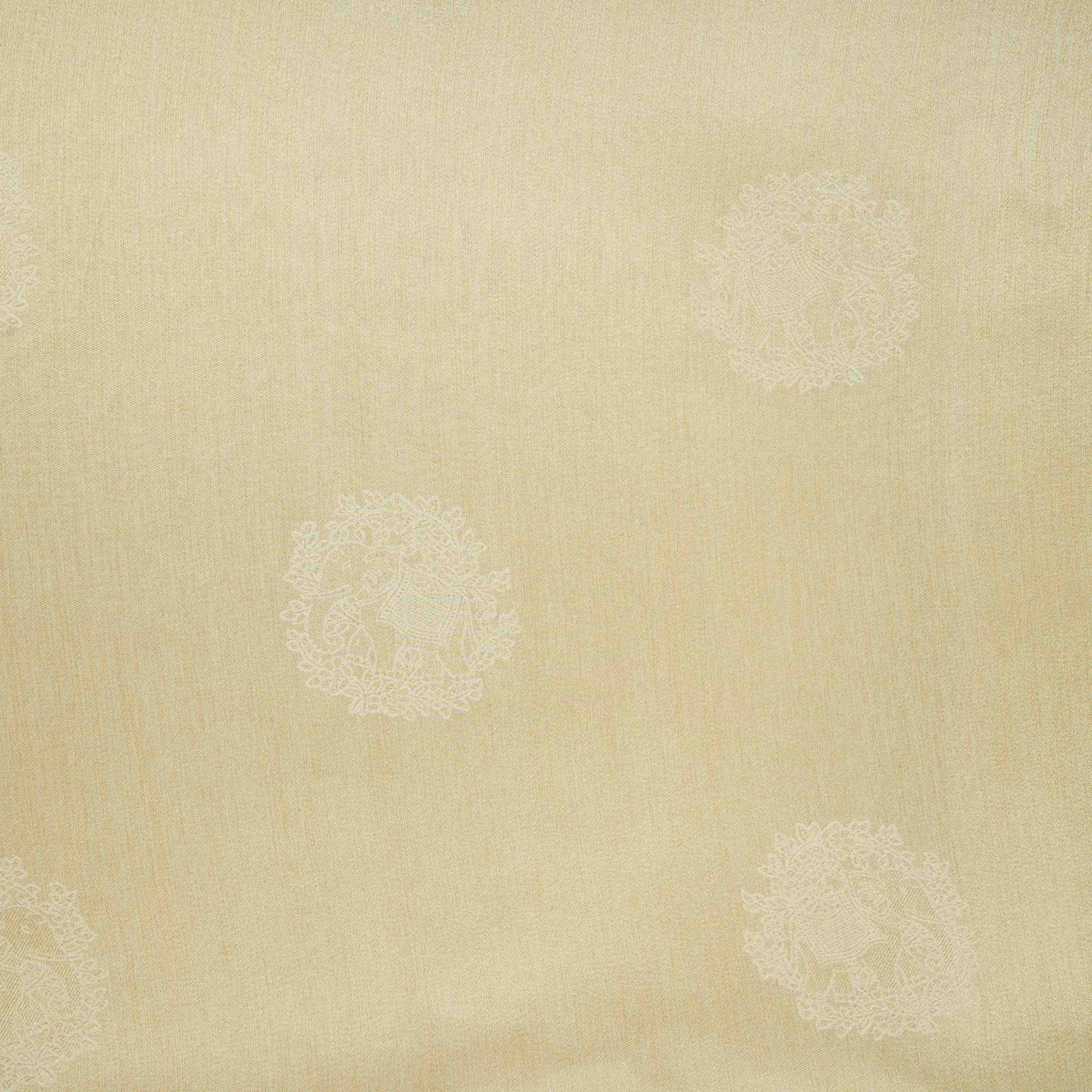 Golden Floral Buta Kanjivaram Silk Fabric MTI-32458 - TradeUNO