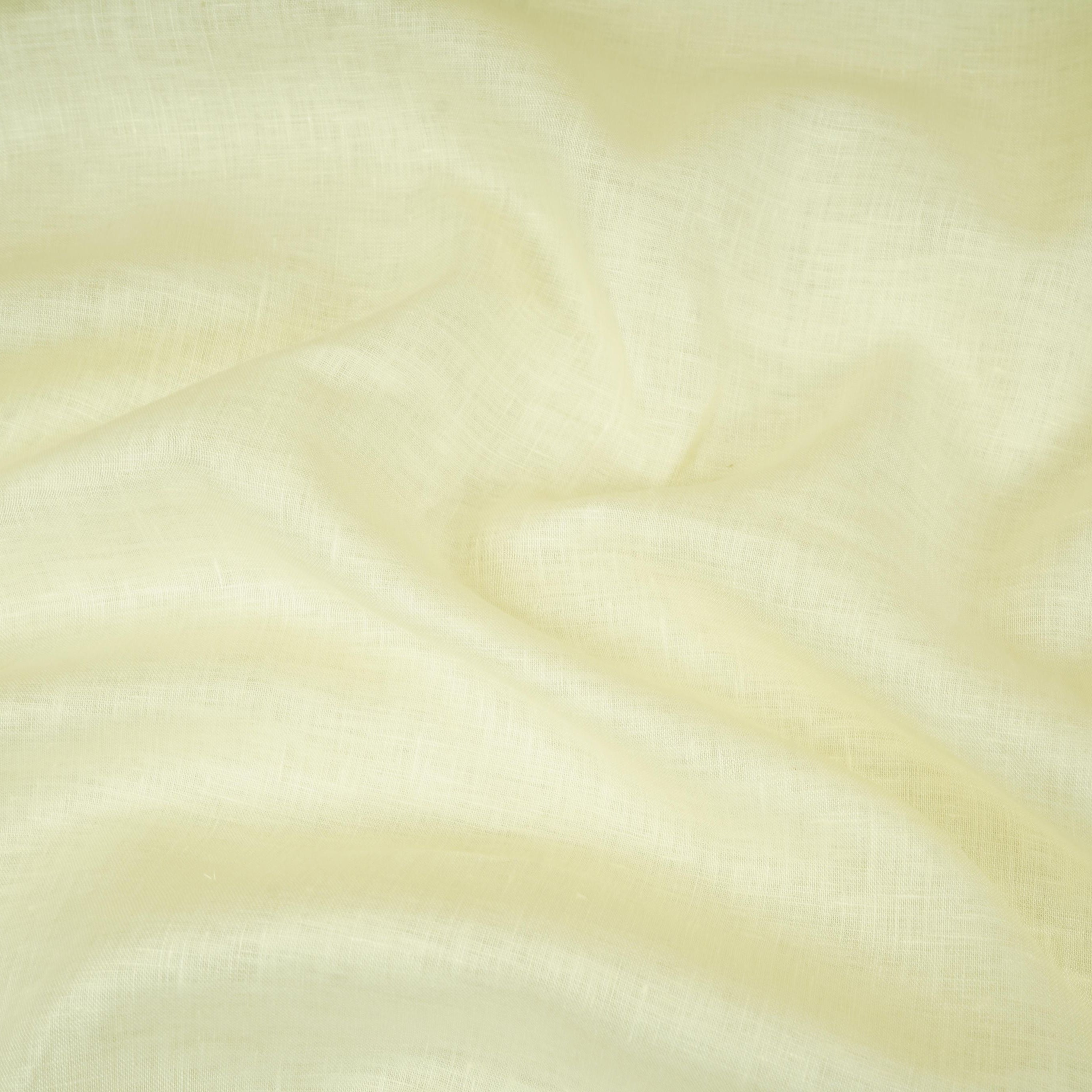 Light Yellow Solid Pure Linen 60 Lea Fabric UT-30493 - TradeUNO