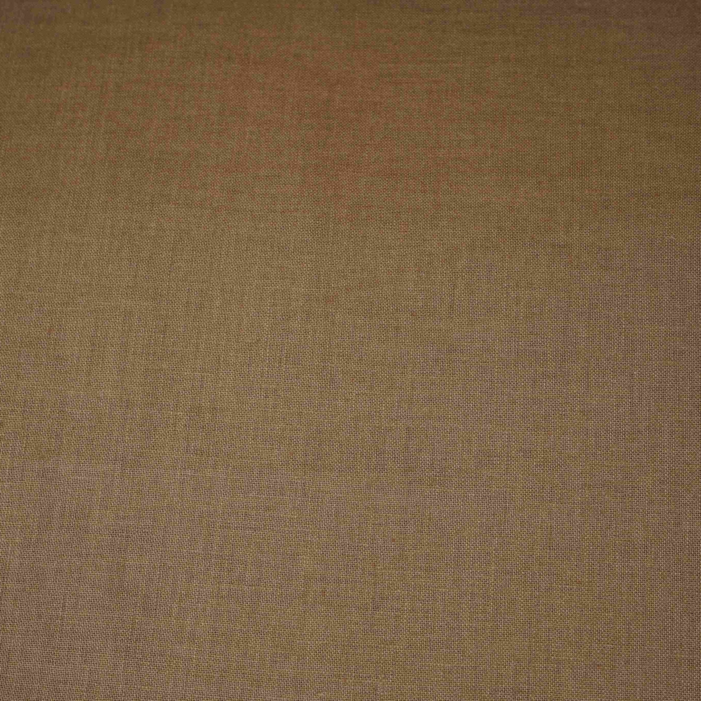 Brown Solid Pure Linen 60 Lea Fabric UT-30486 - TradeUNO