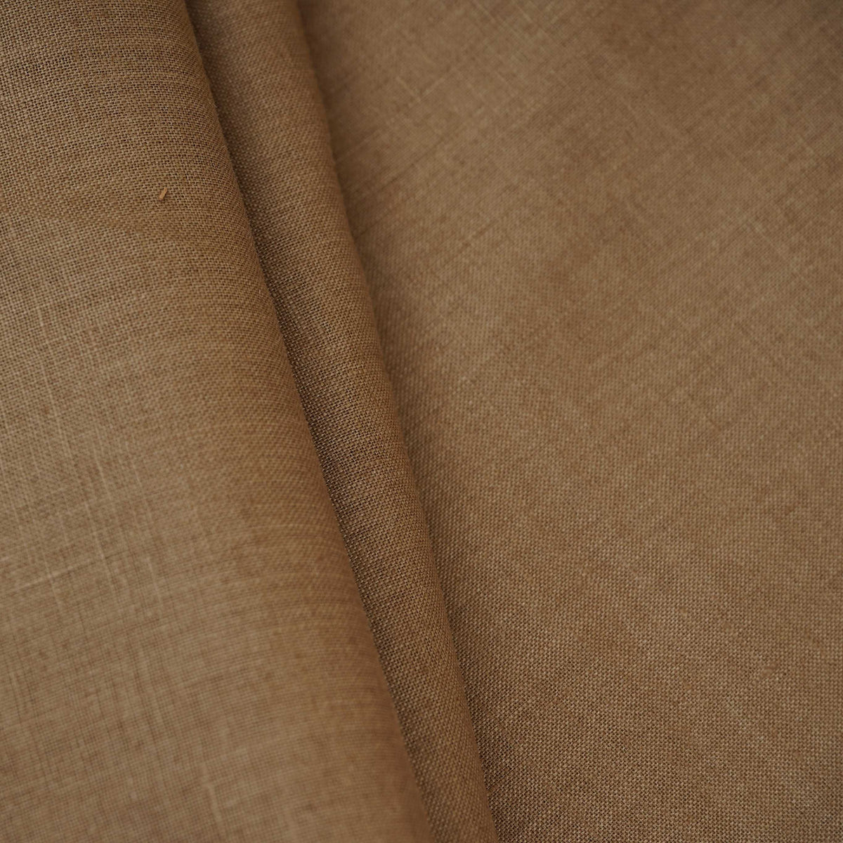 Brown Solid Pure Linen 60 Lea Fabric UT-30486 - TradeUNO