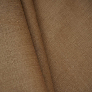 Brown Solid Pure Linen 60 Lea Fabric UT-30486 - TradeUNO