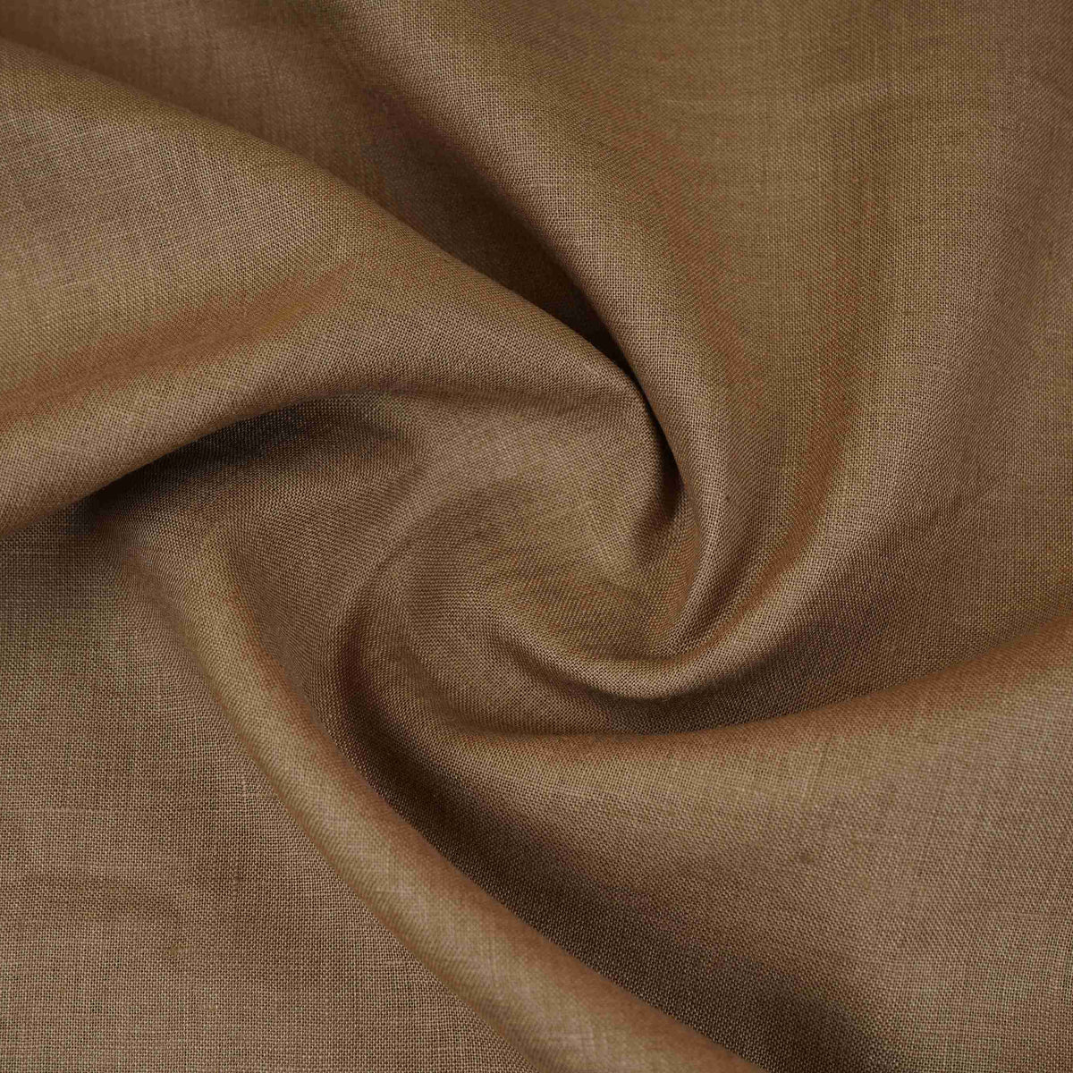 Brown Solid Pure Linen 60 Lea Fabric UT-30486 - TradeUNO