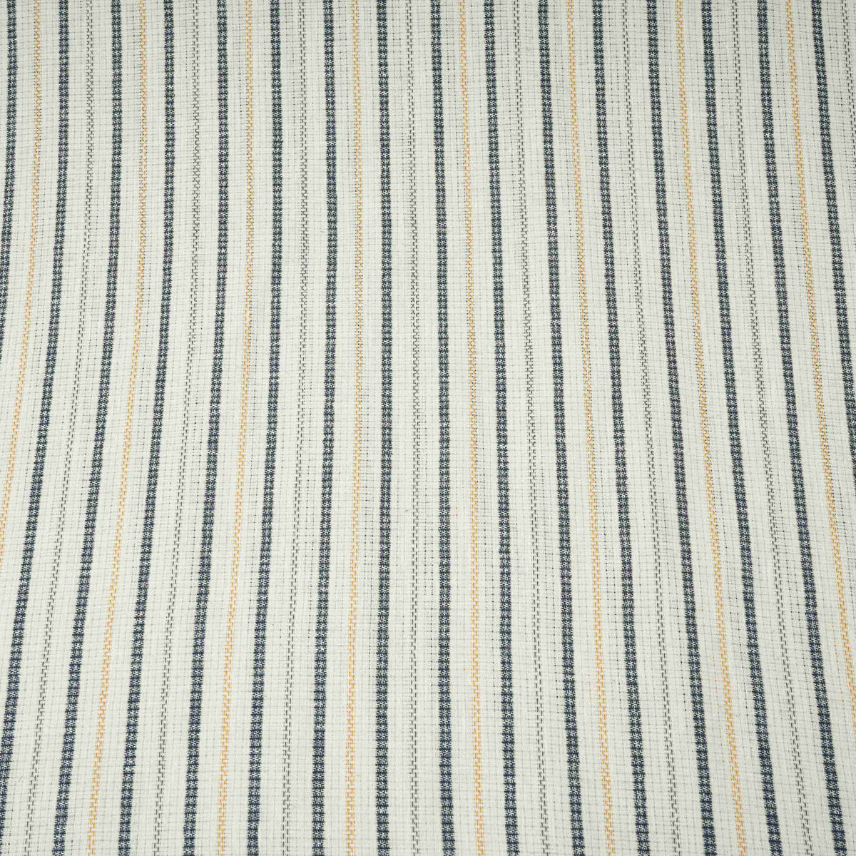 White With Navy Blue Stripes Linen Fabric RS-32453 – image 4 of 5