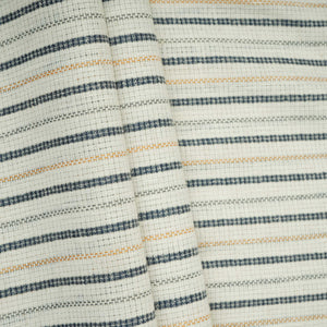 White With Navy Blue Stripes Linen Fabric RS-32453 – image 3 of 5