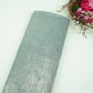 Light Blue With Plated Chiffon Foil Fabric LI-32168