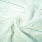 White Abstract Sequins Cut Dana Dyeable Georgette Fabric