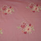 Pink Floral Thread Embroidery Malai Chanderi Fabric SNTF-32429