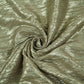 Green Gold With Plated Chiffon Foil Fabric LI-32169