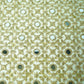 White & Golden Zari With Mirror Work Sequence Emboidery Georgette Fabric