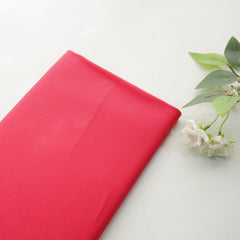 Coral Pink Solid Cotton Satin Fabric 14147