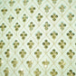 white with golden zari sequence Georgette Fabric
