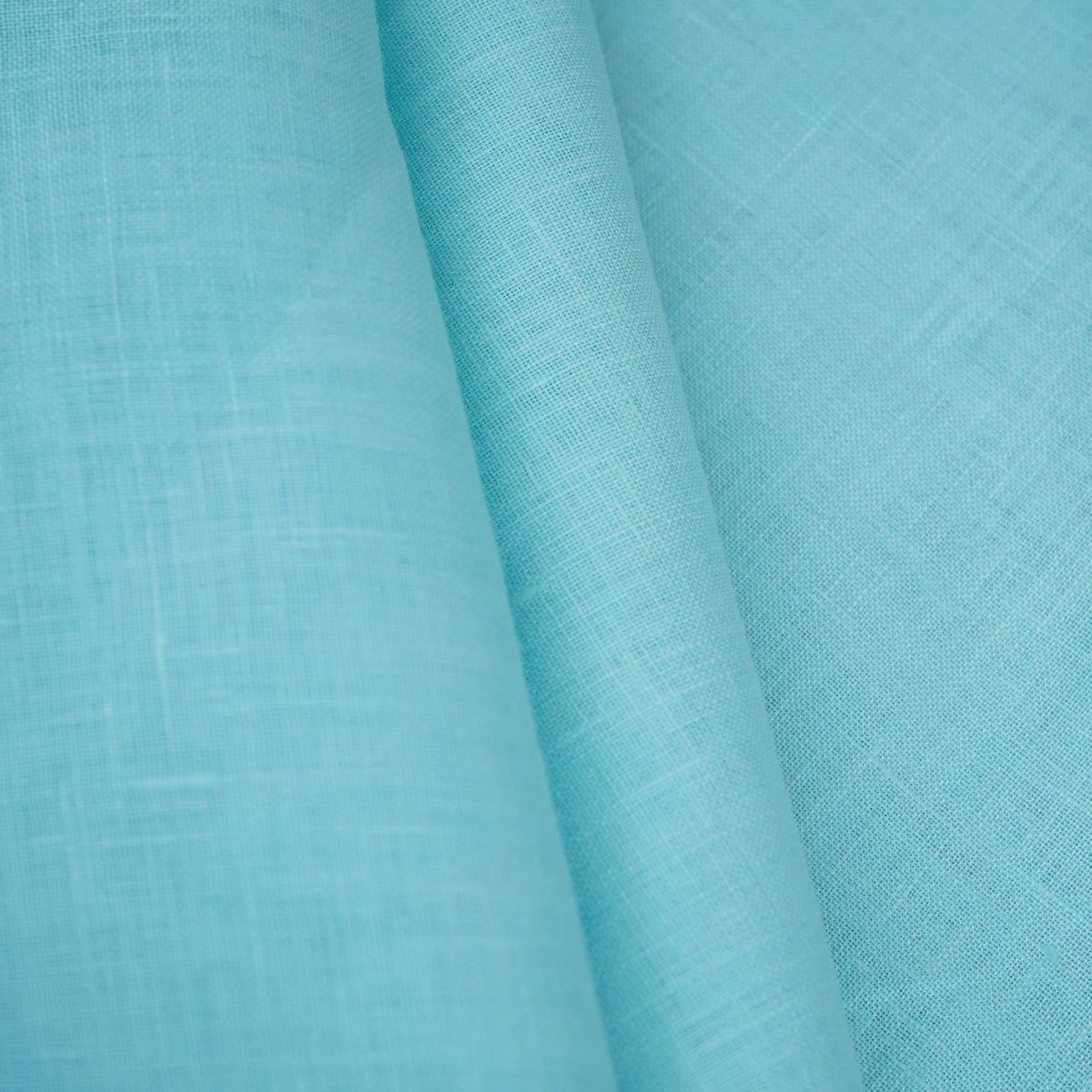 Sky Blue Solid Pure Linen 60 Lea Fabric UT-30494 - TradeUNO