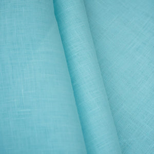 Sky Blue Solid Pure Linen 60 Lea Fabric UT-30494 - TradeUNO