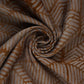 Dark Mustard Geometrical Batik Print Modal Satin Fabric EEG-32469
