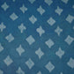 Sky Blue Block Batik Print Modal Satin Fabric EEG-32488