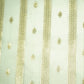 Off White Stripes Buti Dyeable Chanderi Fabric