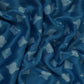 Sky Blue Block Batik Print Modal Satin Fabric EEG-32488