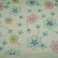 Mint Grey Applique Work Organza Fabric SGS-32111