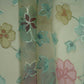 Mint Grey Applique Work Organza Fabric SGS-32111
