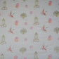 Off White Temple Embroidery Chanderi Fabric DC-30560