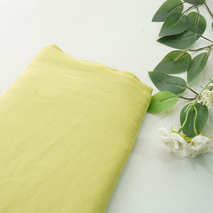 Lemon Green Solid Bemberg Silk Fabric 16033