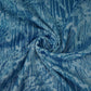 Sky Blue Abstract Batik Print Modal Satin Fabric EEG-32462