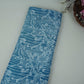 Sky Blue Abstract Batik Print Modal Satin Fabric EEG-32462