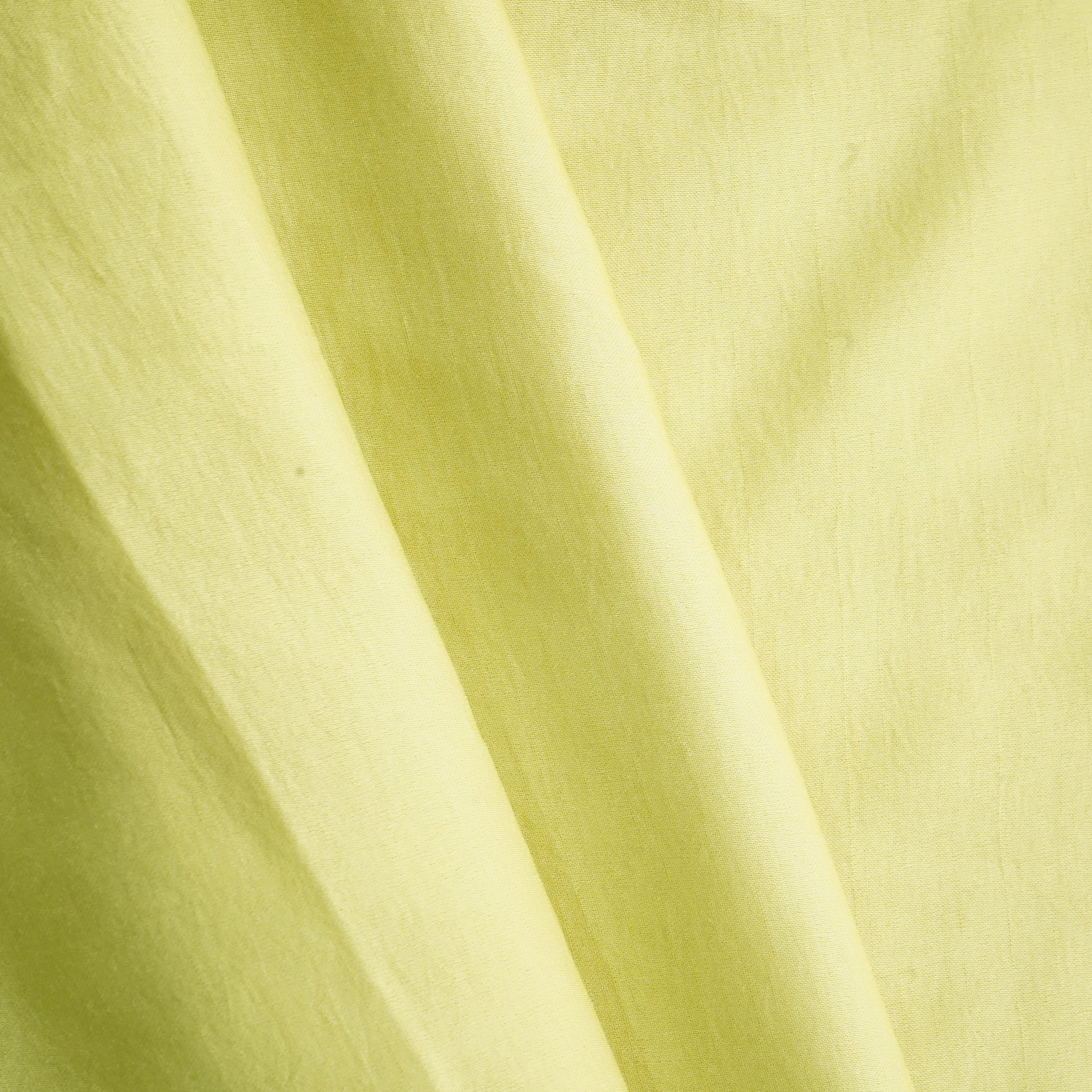 Lemon Green Solid Bemberg Silk Fabric 16033